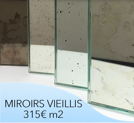 Miroir vieilli sur mesure