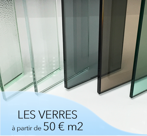 Verre sur mesure prix