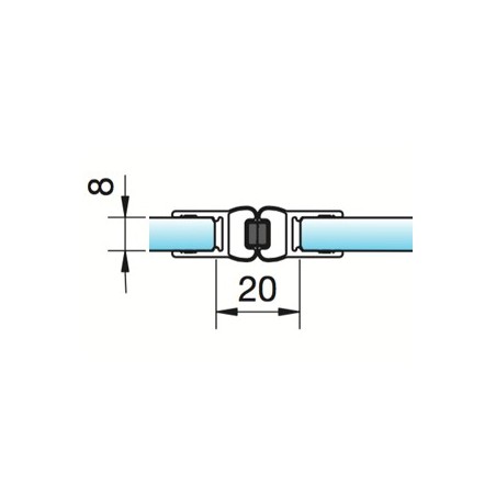 Joint d'étanchéité magnétique verre/verre