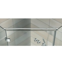 Barre raidisseur de douche verre/verre 2