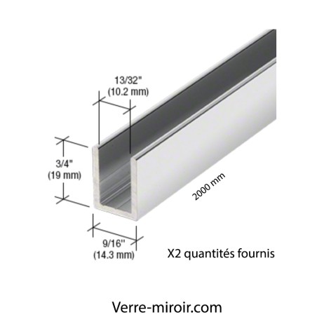 Kit paroi de douche en verre trempé
