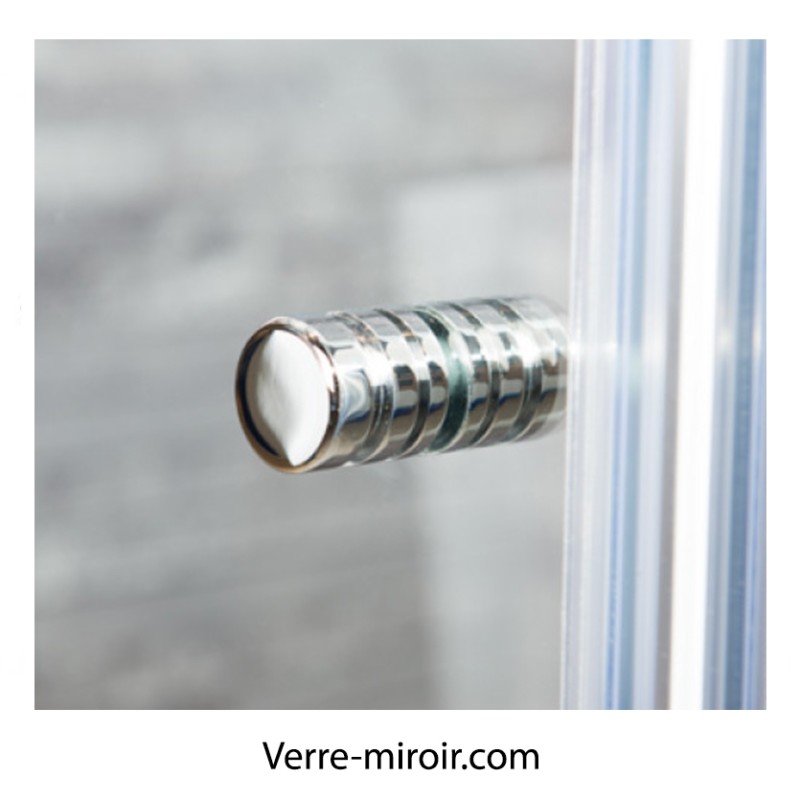 Poignée de porte en verre