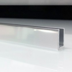 Profilé de douche en aluminium brillant