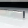 Profilé de douche en aluminium brillant