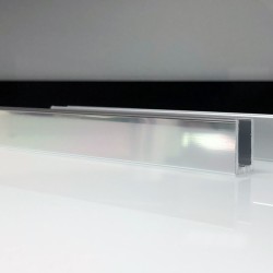 Profilé de douche en aluminium brillant 2