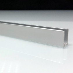 Profilé de douche en aluminium anodise mate