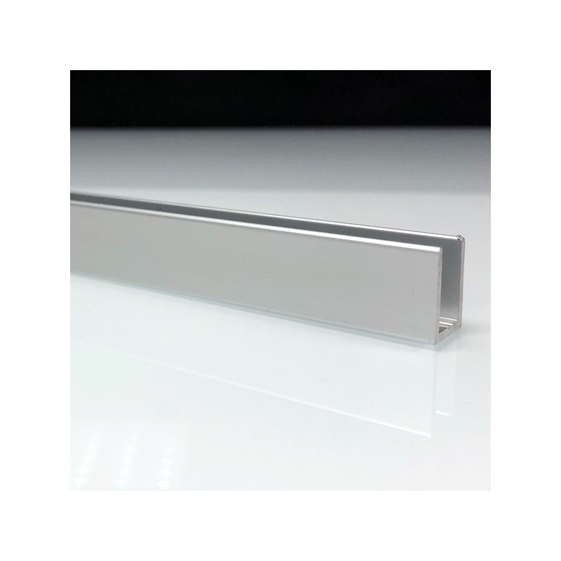 Profilé de douche en aluminium anodise mate