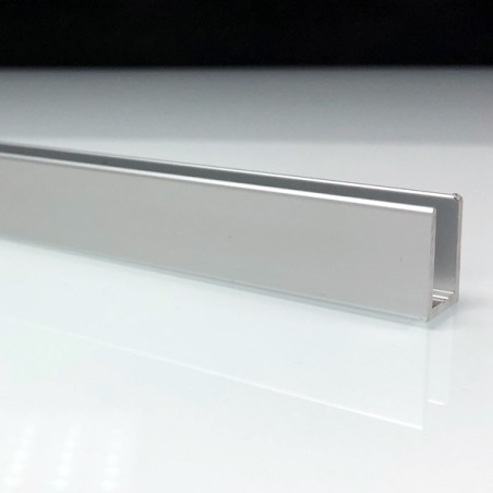 Profilé de douche en aluminium anodise mate