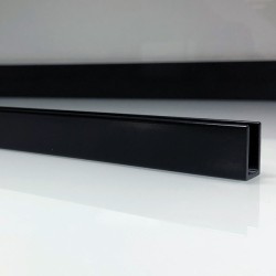 Profilé de douche en aluminium noir