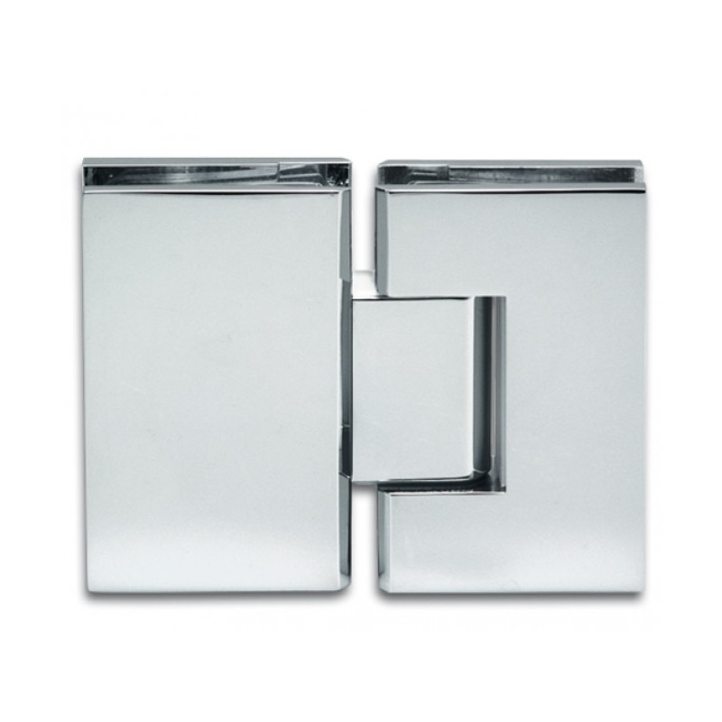 Charnière pour porte en Verre-Verre 180° Réglable