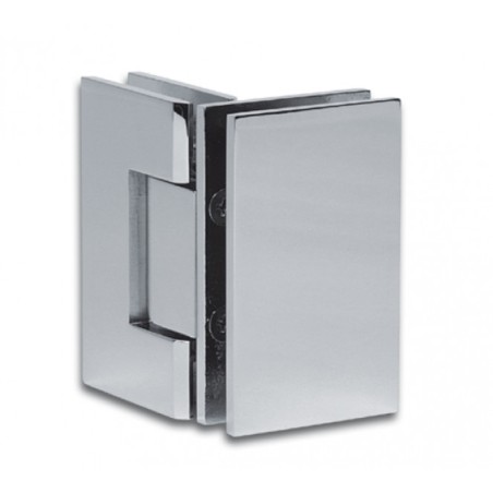 Charnière pour porte en Verre-Verre 90° Réglable