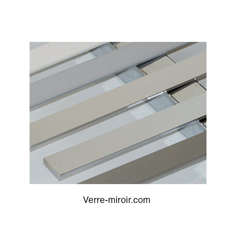 Plats aluminium chromé, mat, laiton brossé, inox brossé, noir mat