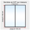 Kit verrière atelier sur mesure 2 séparations