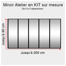 Kit miroir atelier sur mesure