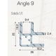 Plan-profile-angle-U9-clipper-diffusion