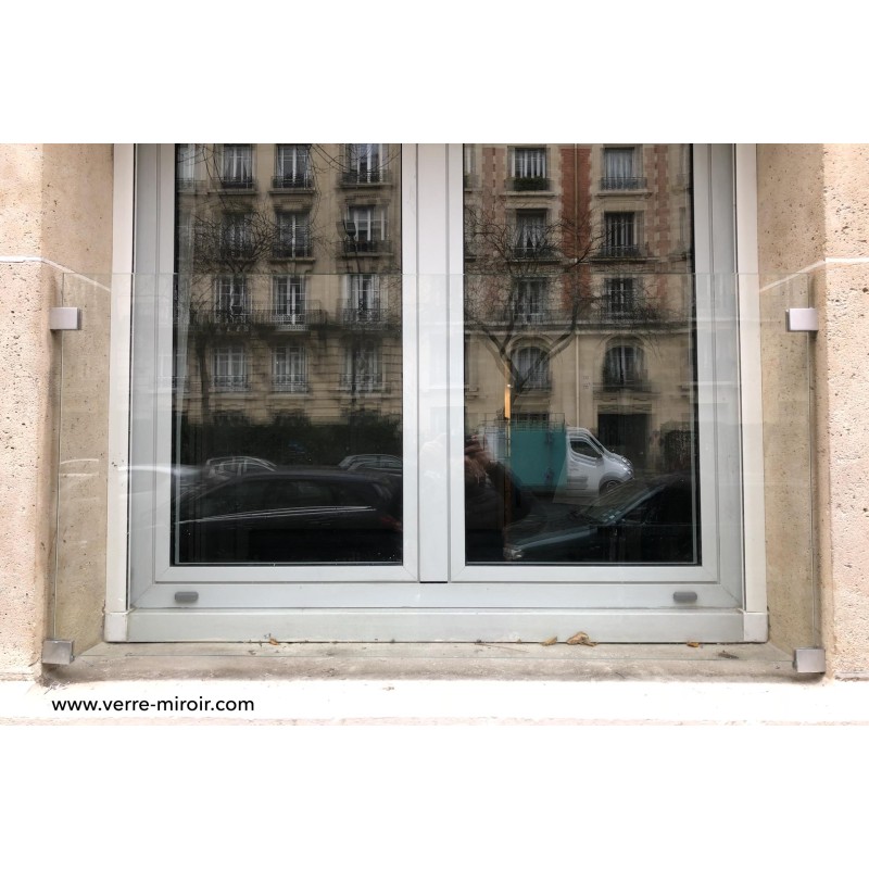 Protection fenêtre en verre feuilleté pince verre talon