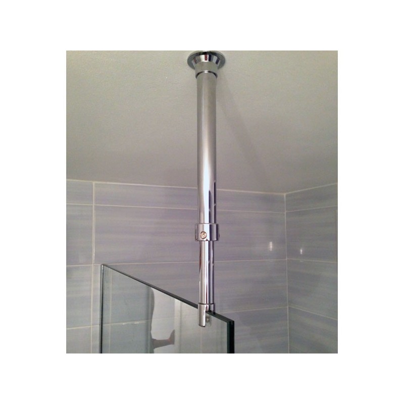 Raidisseur verre plafond douche