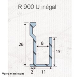 Profile R900 spécial miroir U inégal 2