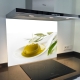 Fond de hotte verre imprimé personnalisé culinaire 10