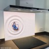 Fond de hotte verre imprimé personnalisé zen 3