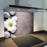 Fond de hotte verre imprimé personnalisé zen 6