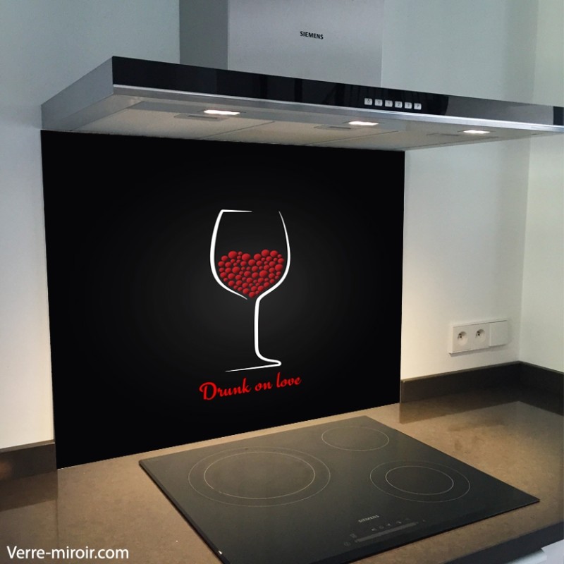 Fond de hotte verre imprimé personnalisé culinaire 2