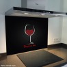 Fond de hotte verre imprimé personnalisé culinaire 2