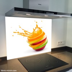 Fond de hotte verre imprimé personnalisé culinaire 5