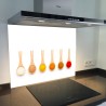 Fond de hotte verre imprimé personnalisé épice 7