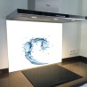 Fond de hotte verre imprimé personnalisé matière5