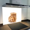 Fond de hotte verre imprimé personnalisé culinaire 14