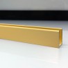 Profilé de douche en aluminium laiton