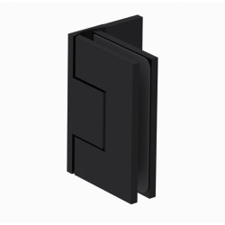 Charnière noire pour porte de douche en Verre-Mur 90° Réglable