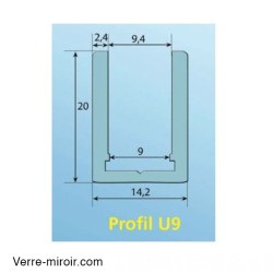 Profilé-clipper-diffusion-U9-noir-mat-spécial-douche 2