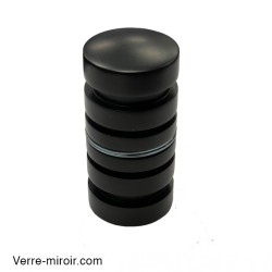 Poignée noire mate pour porte de douche en verre 2