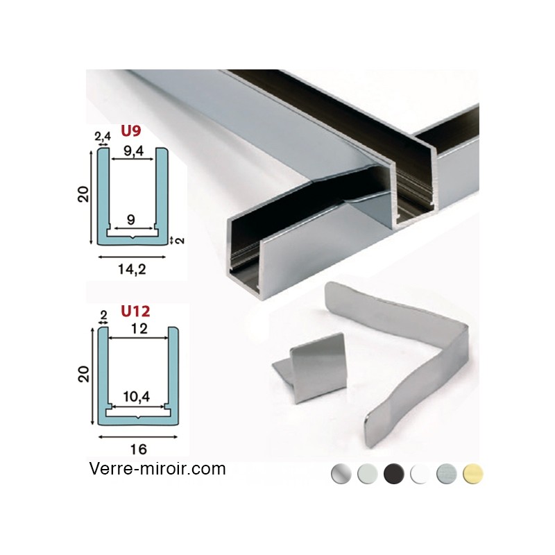 Profilé U9 - U12 clipper diffusion