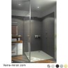 Kit raidisseur de douche poteau sol plafond chromé laiton inox