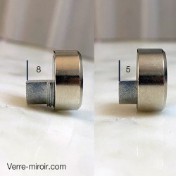 Patte à glace ronde pour miroir 2