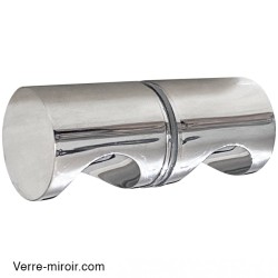 Poignée ronde porte de douche en verre