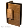 Charnière antique laiton brossé pour porte de douche Verre-Mur 90°