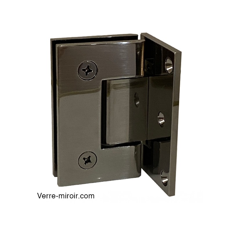 Charnière grise anthracite porte de douche