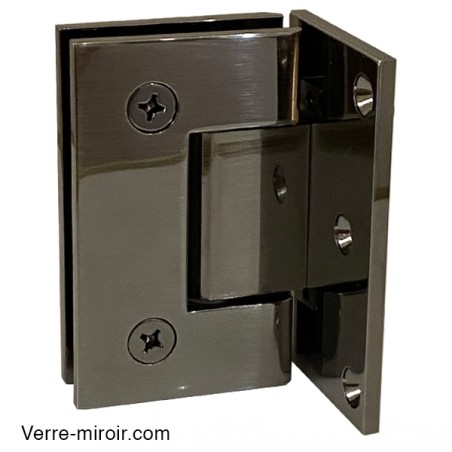 Charnière grise anthracite porte de douche