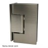 Charnière inox brossé porte de douche Verre-Mur 90°