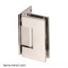 Charnière nickel poli pour porte de douche Verre-Mur 90°
