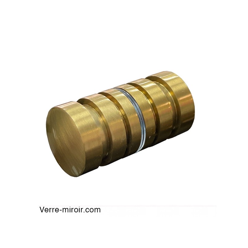 Poignée bronze brossé pour porte de douche en verre