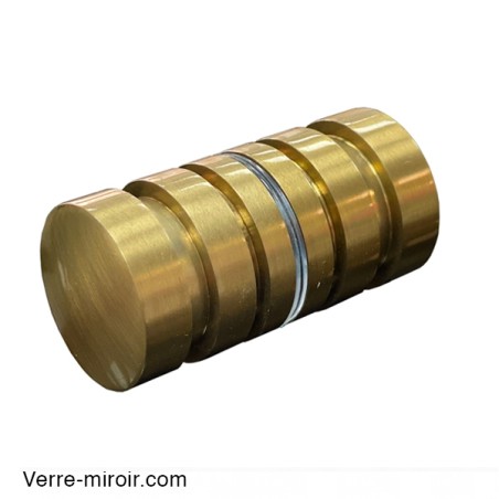 Poignée bronze brossé pour porte de douche en verre