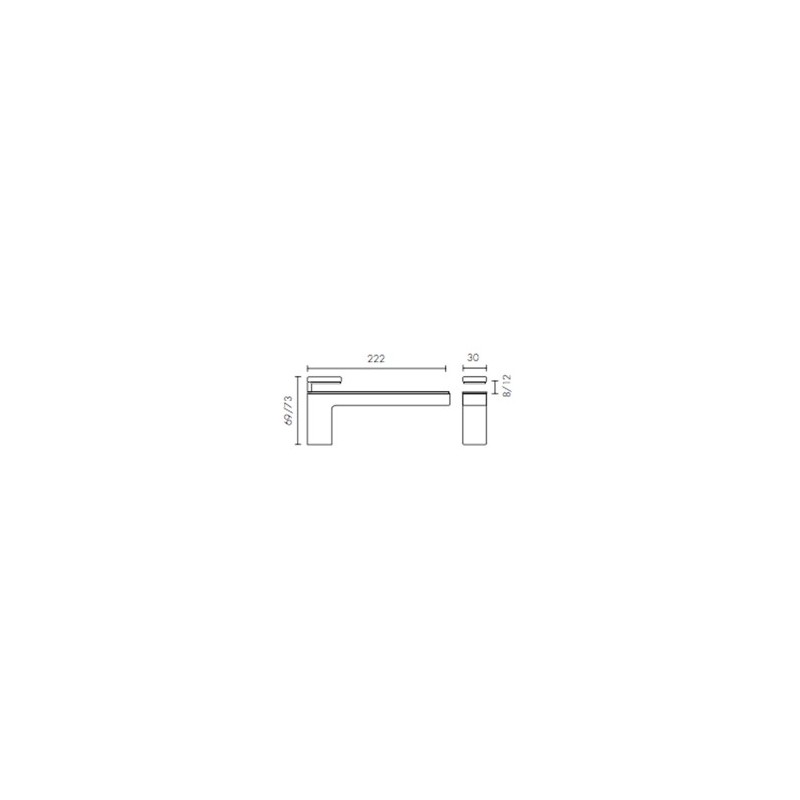 Support étagère en verre design 222