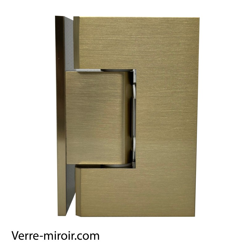 Charnière bronze brossé