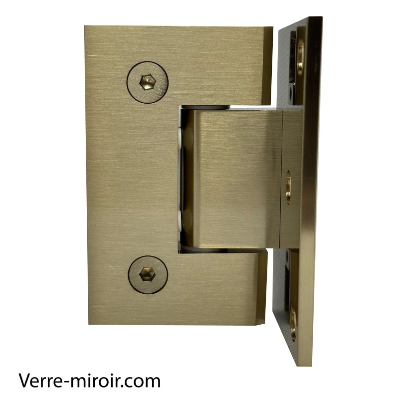 Charnière bronze brossé porte de douche