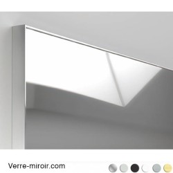 Profil cadre miroir épuré chromé